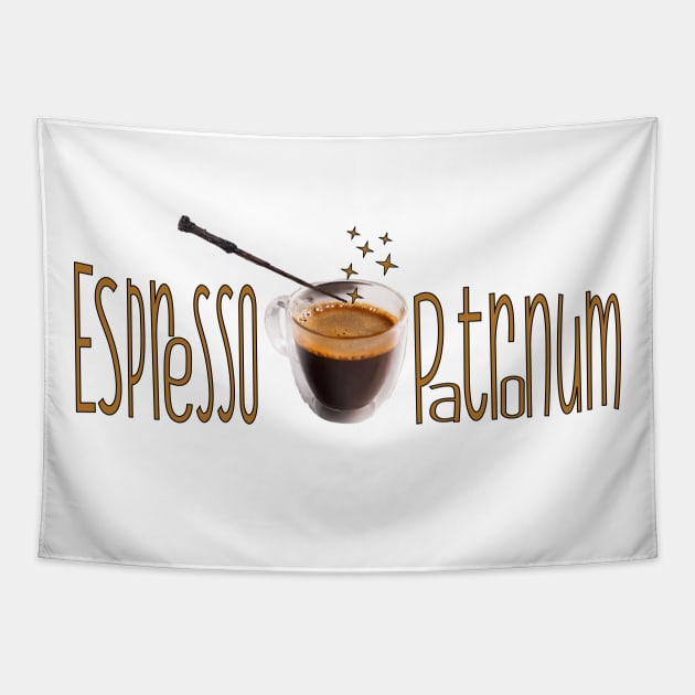 Espresso Patronum Tapestry by Heartfeltarts