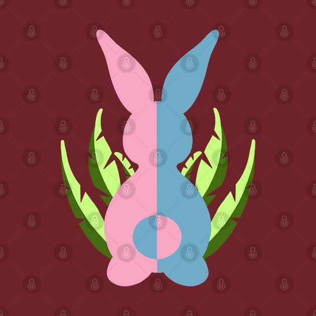 Easter Bunny Pink & Teal by MarMi