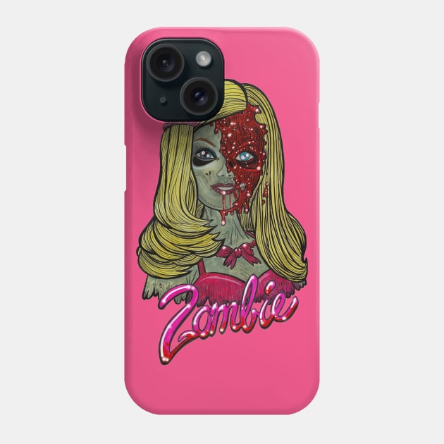 Zombie Art : Zombie Doll Phone Case by rsacchetto