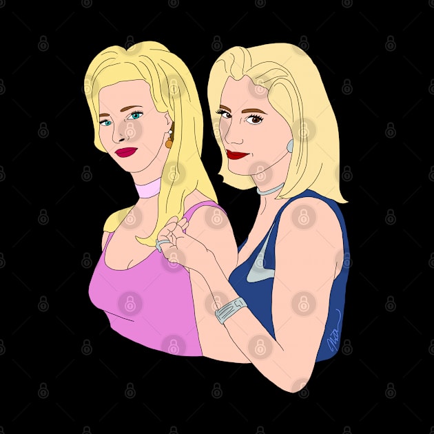 Romy and Michele by thecompassrose