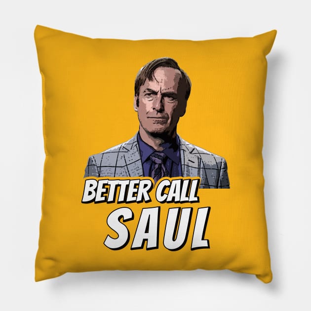 Better Call Saul Pillow by Stevendan