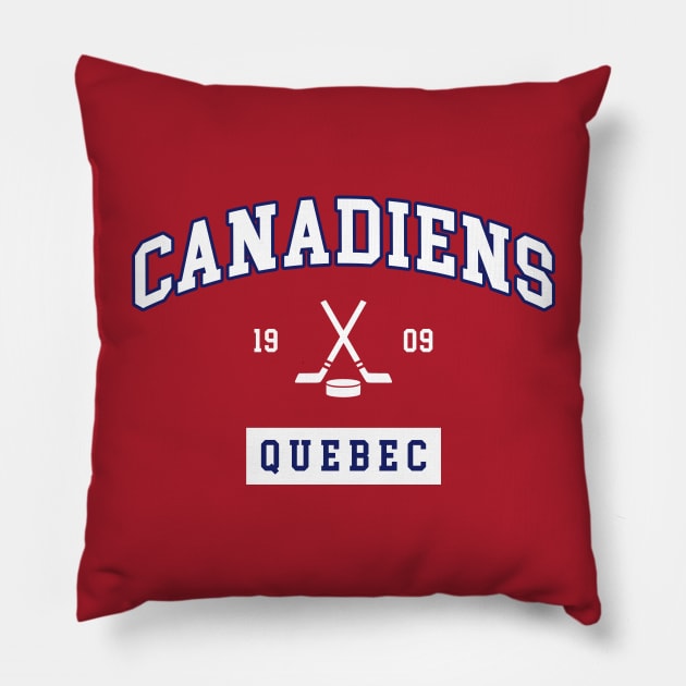 The Canadiens Pillow by CulturedVisuals