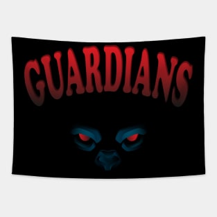 Gorilla Guardians Gift Eyes Dark Shadows Tapestry