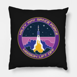 Milky Way Space Force Series - Mission Lift Off Pillow