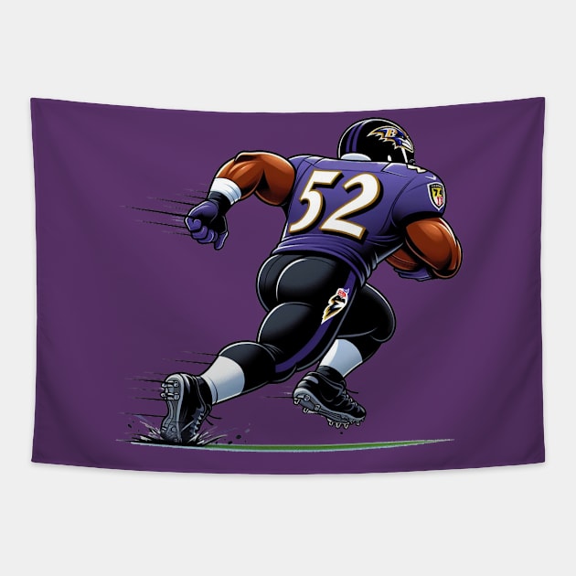 Ravens Player Tapestry by Corecustom