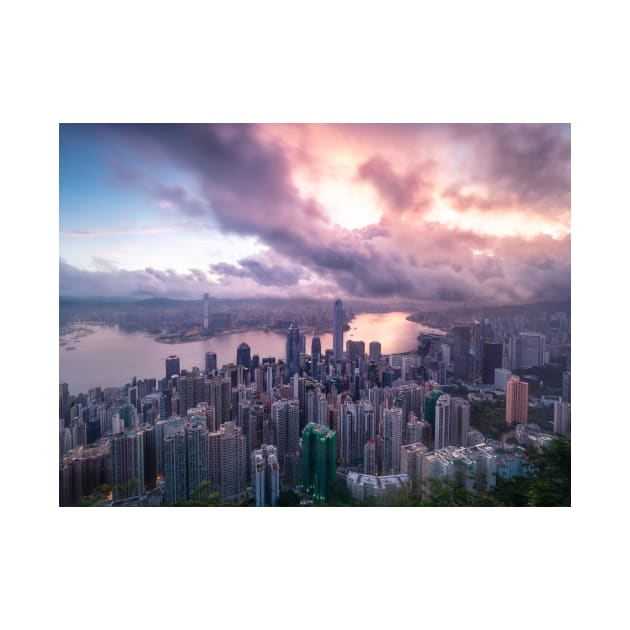 Hong Kong Sunrise by LukeDavidPhoto