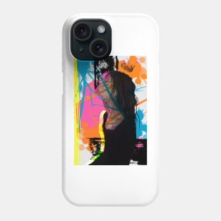 Pretty colorful messy abstract queen style Phone Case