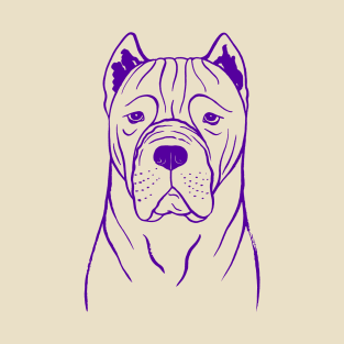 Cane Corso (Beige and Purple) T-Shirt