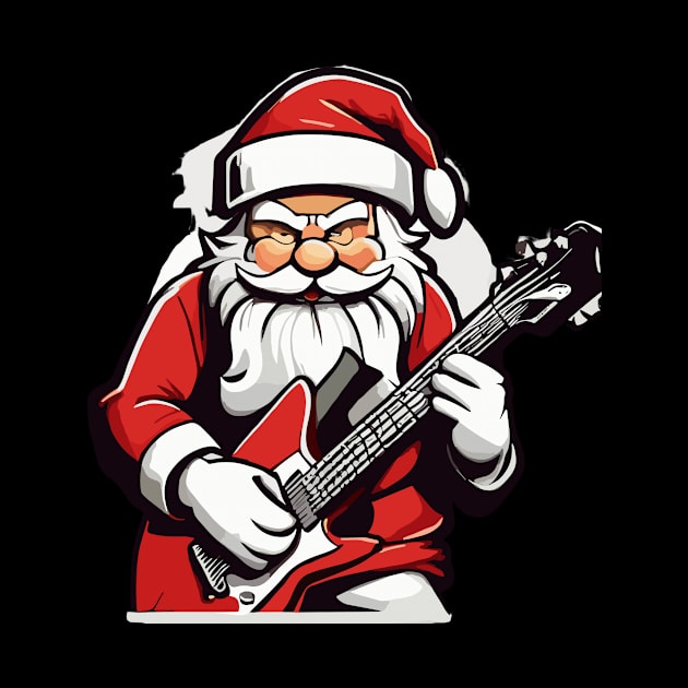 Santa Claus Music Guitar by Prime Quality Designs