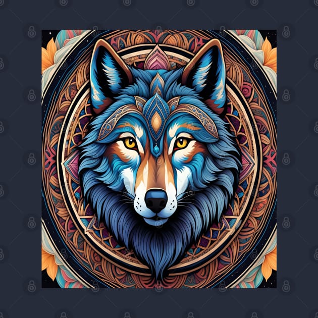 Wolf Mandala by RoxanneG