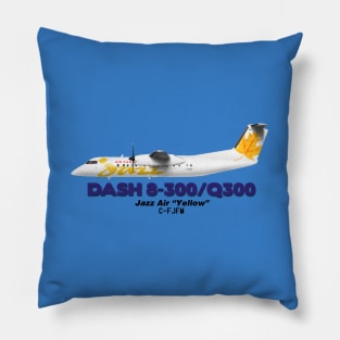 DeHavilland Canada Dash 8-300/Q300 - Jazz Air "Yellow" Pillow