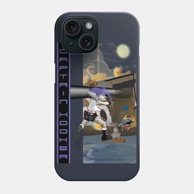 Captain Hooker - Burning Pearl Phone Case by tyrone_22