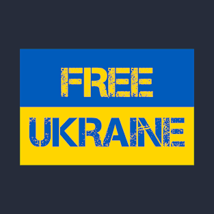 Free Ukraine Flag T-Shirt