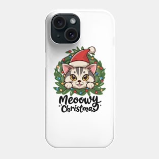 MEOOWY CHRISTMAS cute Cat Phone Case
