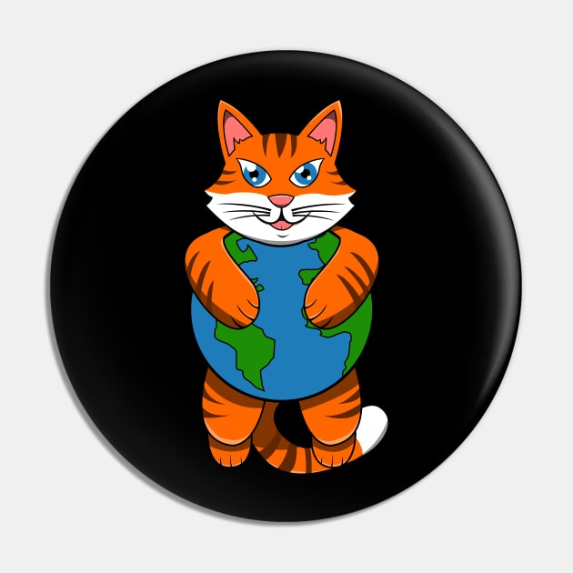 Earth Day 2019 Funny Cat Maine Coon Men Women Kids Pin by jkshirts