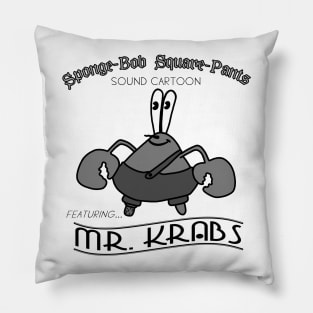 Vintage Mr. Krabs 3 Pillow