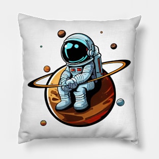 Astronaut Cartoon Pillow