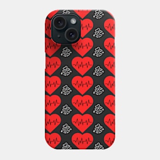 HEARTS ON FIRE DESIGN Phone Case