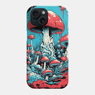 Mystical Mushroomscape - Colorful Fantasy Mushrooms Phone Case