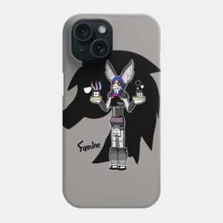 Black Horsewoman (Famine) Phone Case