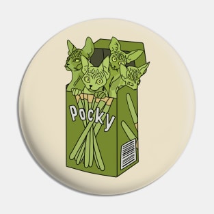 Matcha Pocky Cats Pin