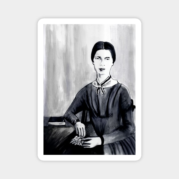 Emily Dickinson Magnet by zombierust