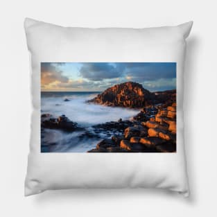 Giants Causeway Sunset Pillow