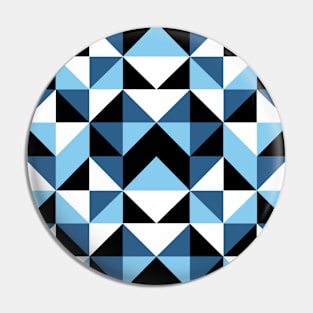 Beautiful clear blue geometric shapes Pin