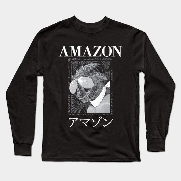 Kamen Rider Amazon Manga Art Tee Kamen Rider Long Sleeve T