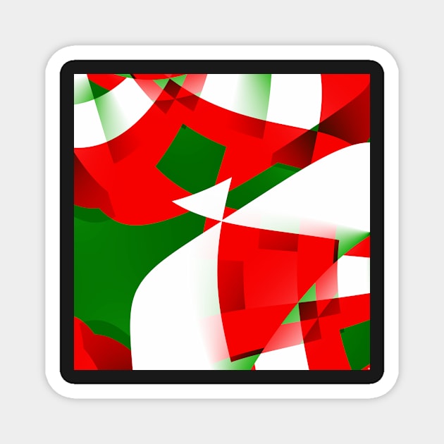 Festive colors II, #GiftOriginal, #Redbubble Magnet by TiiaVissak