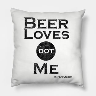 BeerLoves dot Me (Horizontal) Pillow