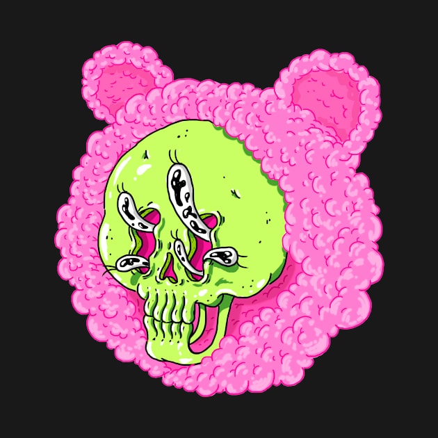 Fluffy Skull by Stefilustra