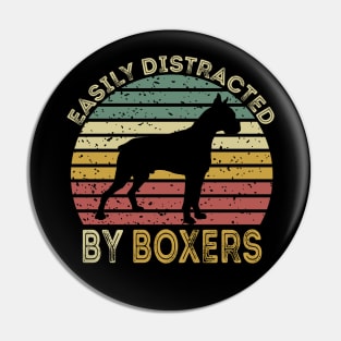 Easily Distracted By Boxers Pin