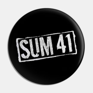 sum 41 vintage Pin