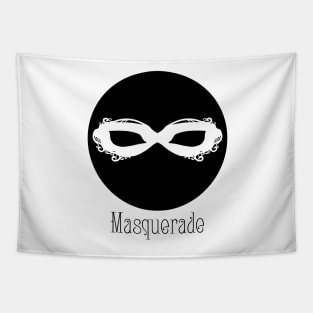 Black Masque - Masquerade Tapestry