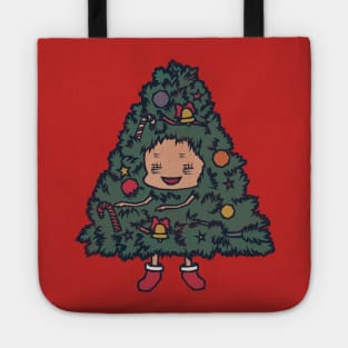 Cute Christmas Tree Charmy Tote