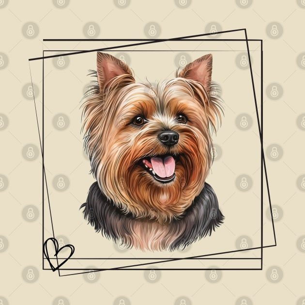 Love my Yorkie by ThePawPrintShoppe