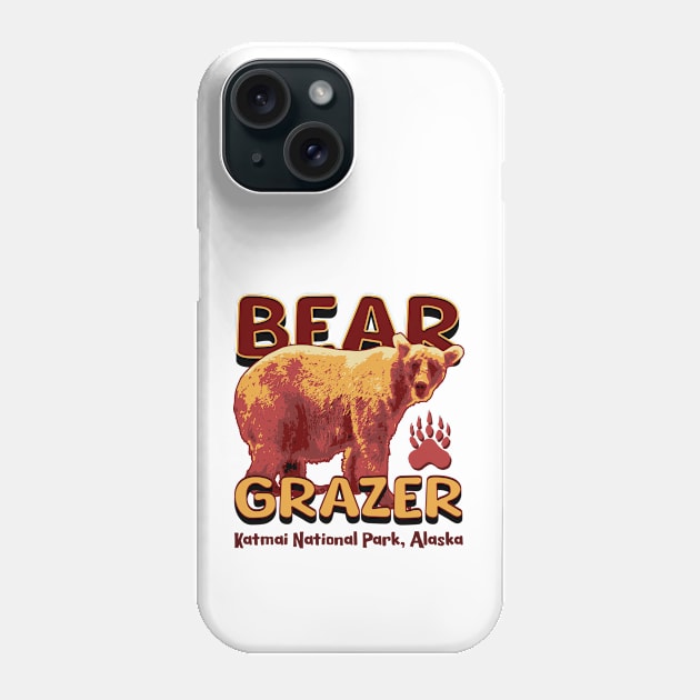 Brown Bear "128 Grazer" Phone Case by Distinct Designs NZ