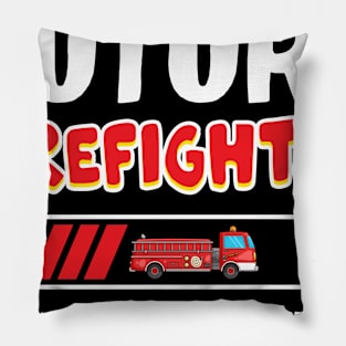 Kids Future Firefighter Loading Please Wait Pillow