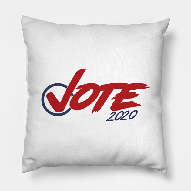 Vote Shirt 2020 Election Shirt - Vote Vote Vote - 2020 american midterm election - your voice matters - democrat anti Trump Pillow by Moe99