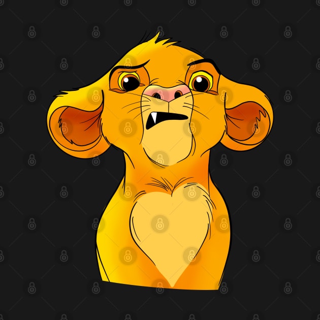 Simba fan art, the lion king character by PrimeStore