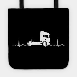 Cool Trucker Heartbeat Tote