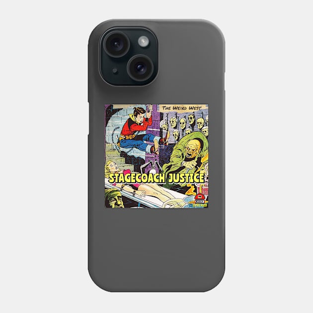 “The Weird West” Stagecoach Justice Tee Phone Case by Video Barn Home Entertainment 