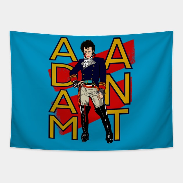 Adam Ant Tapestry by TL Bugg