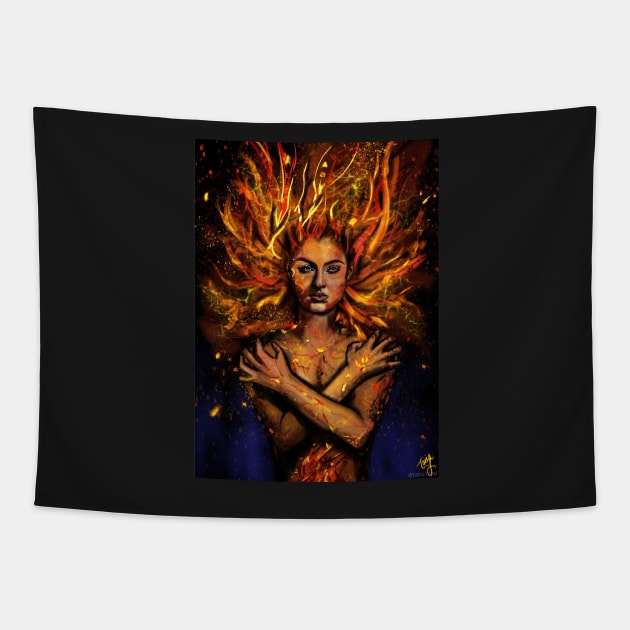 Phoenix Tapestry by Taniland