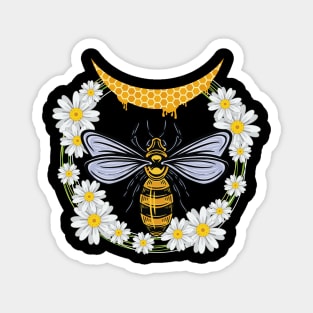 bee flower Magnet