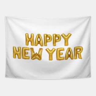 happy new year gold ballons Tapestry