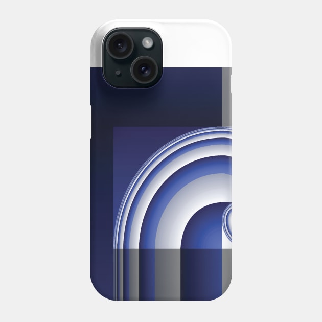 Blue Abstract Art Phone Case by BruceALMIGHTY Baker