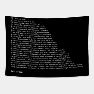 W.H. Auden Quotes Tapestry