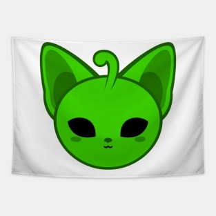 Cute Alien Sphynx Cat Tapestry